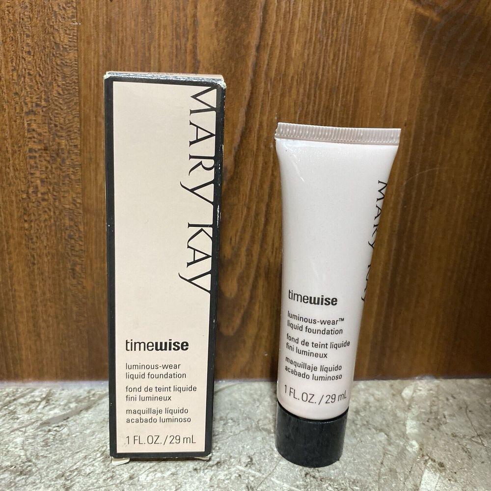 Mary Kay TimeWise " Ivory 1 " Luminous Wear Liquid Foundation New‎ Rare